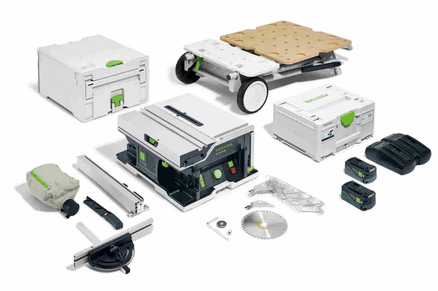 Power Tools Festool | Festool Cordless Table Saw Csc Sys 50 Ebi-Set 577383