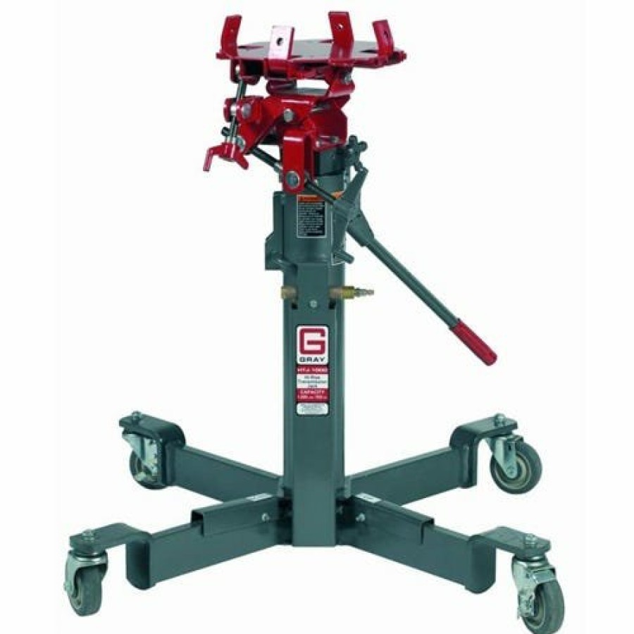 Hardware & Jobsite Supplies Gray Jacks | Gray High-Rise Automotive Transmission Jack Htj-1000