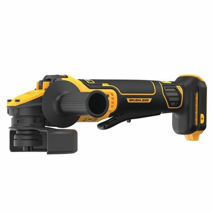 Power Tools DeWalt | Dewalt 20V Max 4-1/2" - 5" Brushless Paddle Switch Angle Grinder Flexvolt Advantage (Bare Tool) Dcg416B