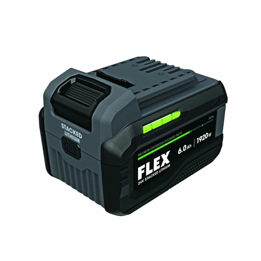 Power Tools FLEX | Flex 24V Starter Kit - 6.0Ah Stacked Battery, 280W Rapid Charger Fx0421-1H