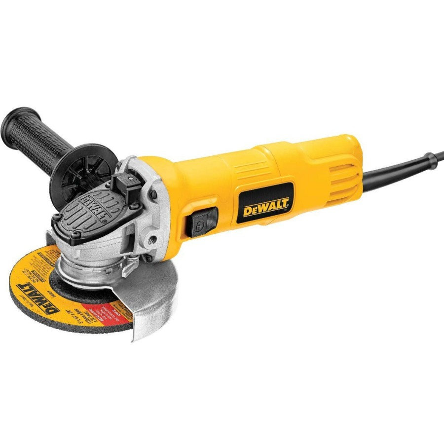 Power Tools DeWalt | Dewalt 4-1/2" Small Angle Grinder With One-Touch Guard Dwe4011