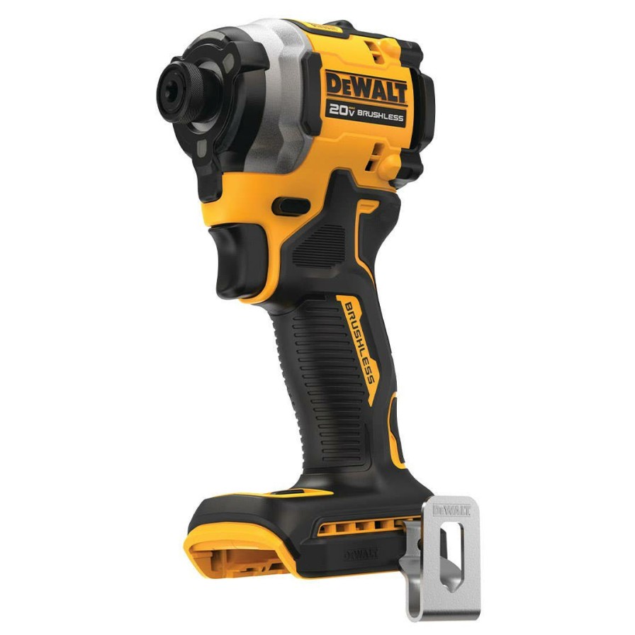 Power Tools DeWalt | Dewalt Atomic 20V Max 1/4" Brushless Cordless 3-Speed Impact Driver 2 Battery Kit Dcf850P2