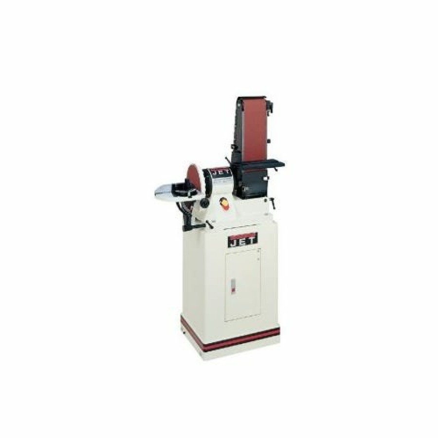 Power Tools JET Tools | Jet Jsg-96Cs 6" X 48" Belt / 9" Disc Sander With Closed Stand 3/4Hp 1Ph 115V 708597K