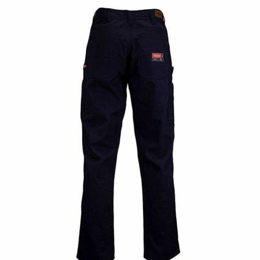 Safety & Work Wear NSA | Drifire Tecgen Fr Navy Blue Summer Weight Dungarees Nsa-Pntb2Sd