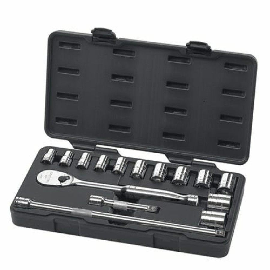 Hand Tools Gearwrench Tools | Gearwrench 15 Piece 1/2" Sae Socket Set 80706