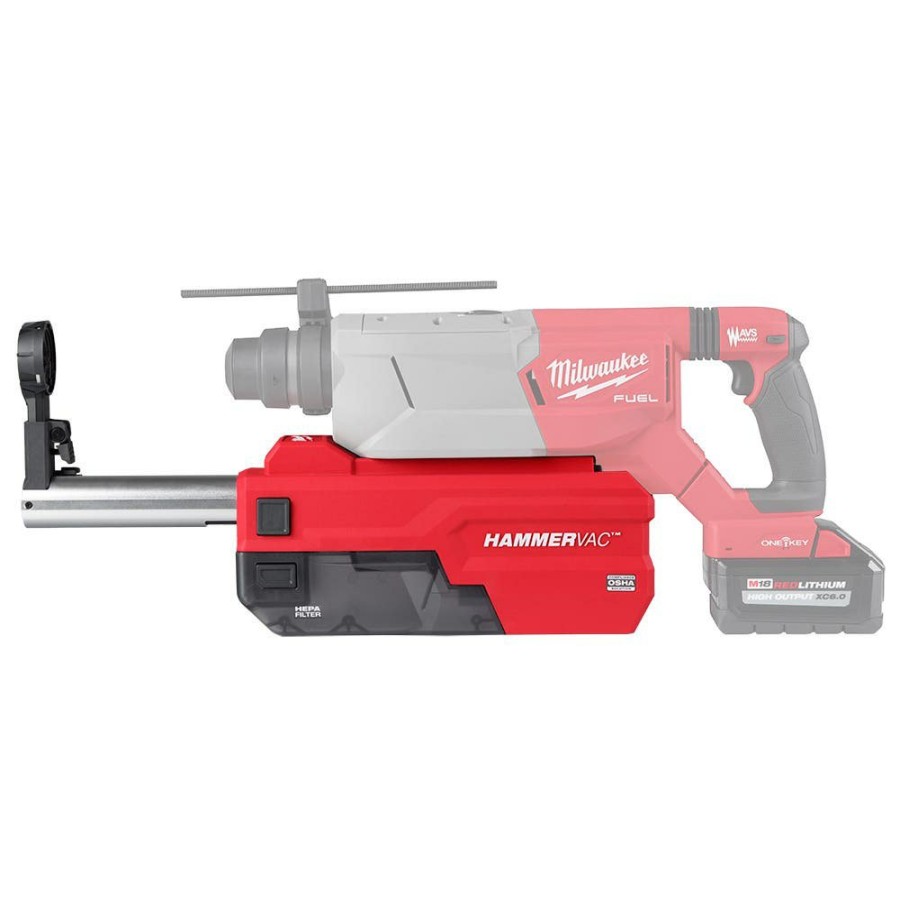 Power Tools Milwaukee Tools | Milwaukee M18 Fuel Hammervac 1-1/4" Dedicated Dust Extractor 2916-De