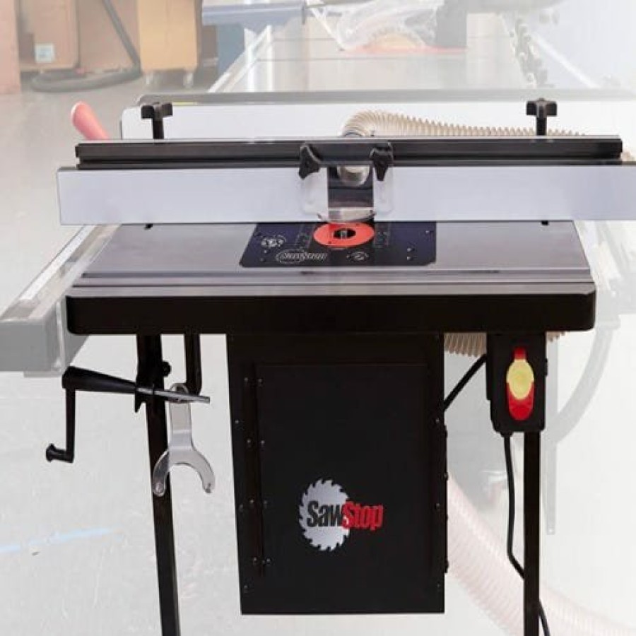 Power Tools SawStop Table Saws | Sawstop 30" In-Line Cast Router Table Assembly For Ics Table Saws Rt-Tgi