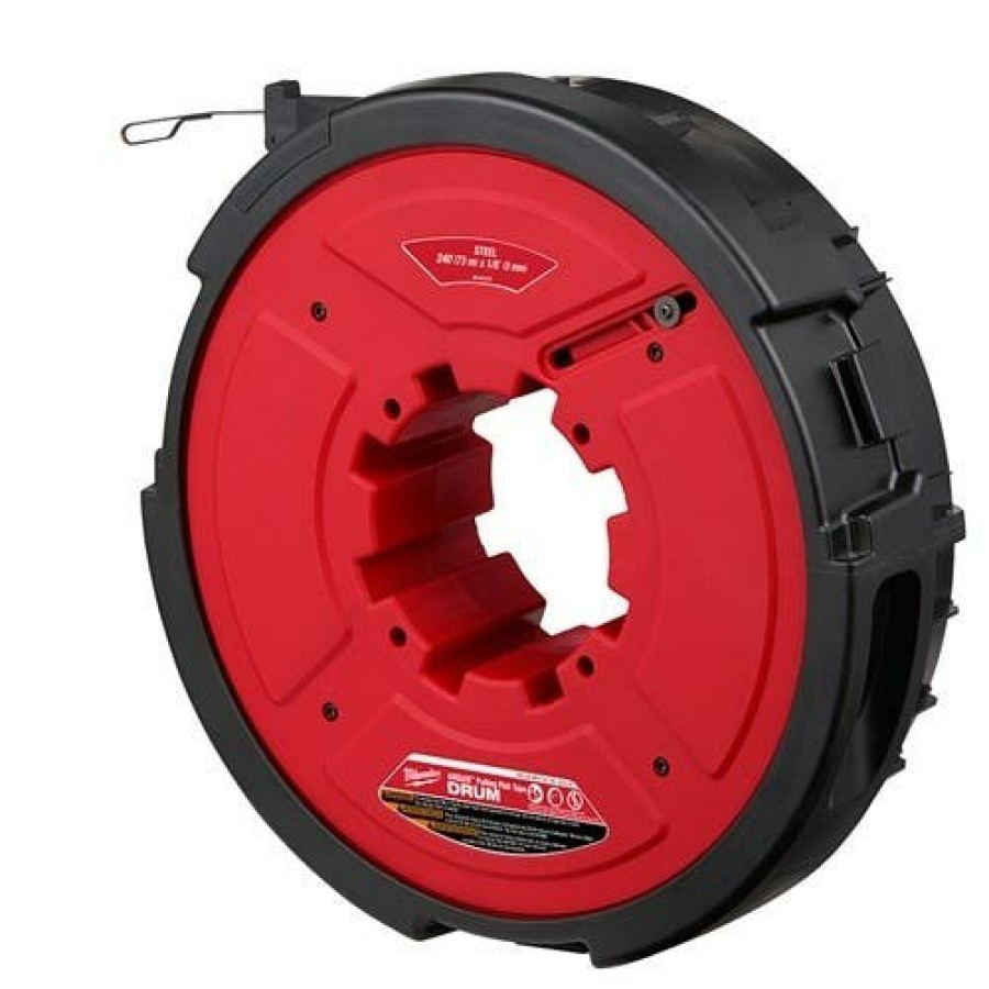 Power Tools Milwaukee Tools | Milwaukee M18 Fuel Angler 240' X 1/8" Steel Pulling Fish Tape Drum 48-44-5178