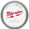 Accessories Milwaukee Tools | Milwaukee 6-1/2" 48 Tooth 5/8" Arbor Circular Saw Metal Cutting Blade 48-40-4220