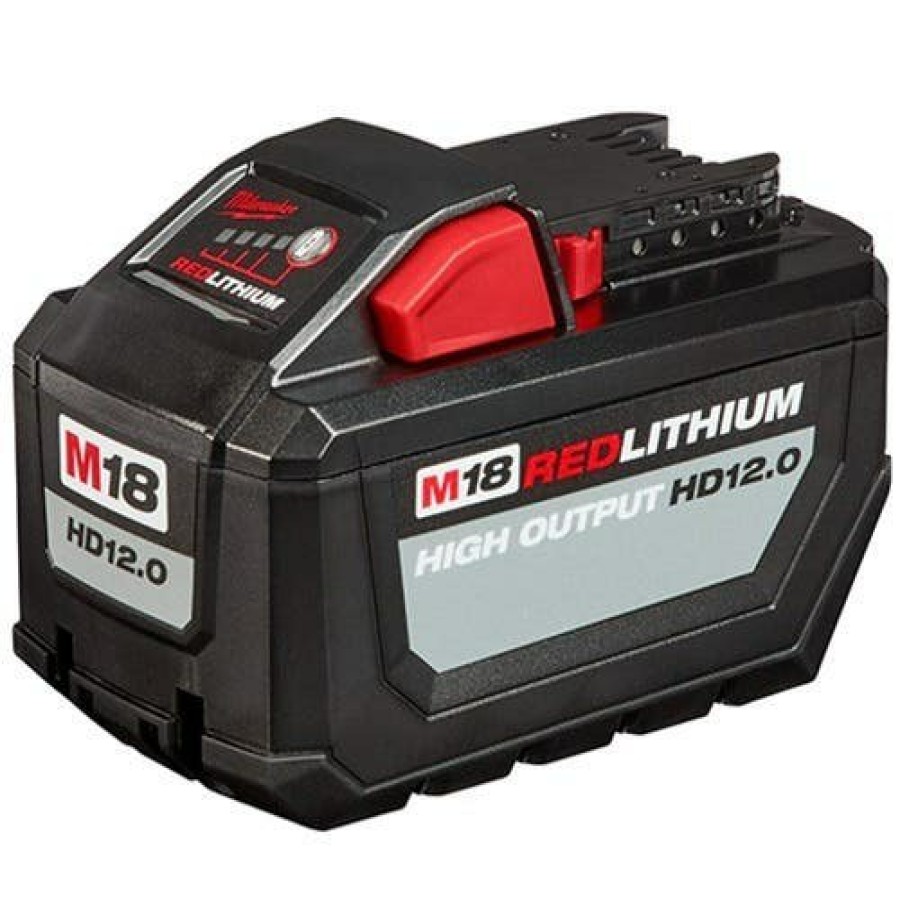 Power Tools Milwaukee Tools | Milwaukee M18 Red Lithium 12.0Ah High Output Battery 48-11-1812