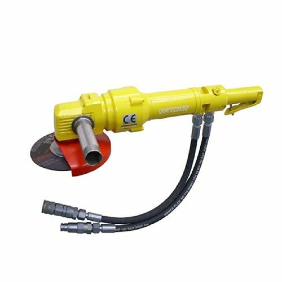 Power Tools CS Unitec | Underwater Hydraulic Angle Grinder, 1.3 Hp, 3600 Rpm, Lever Throttle, Grinding Wheels Up To 7"