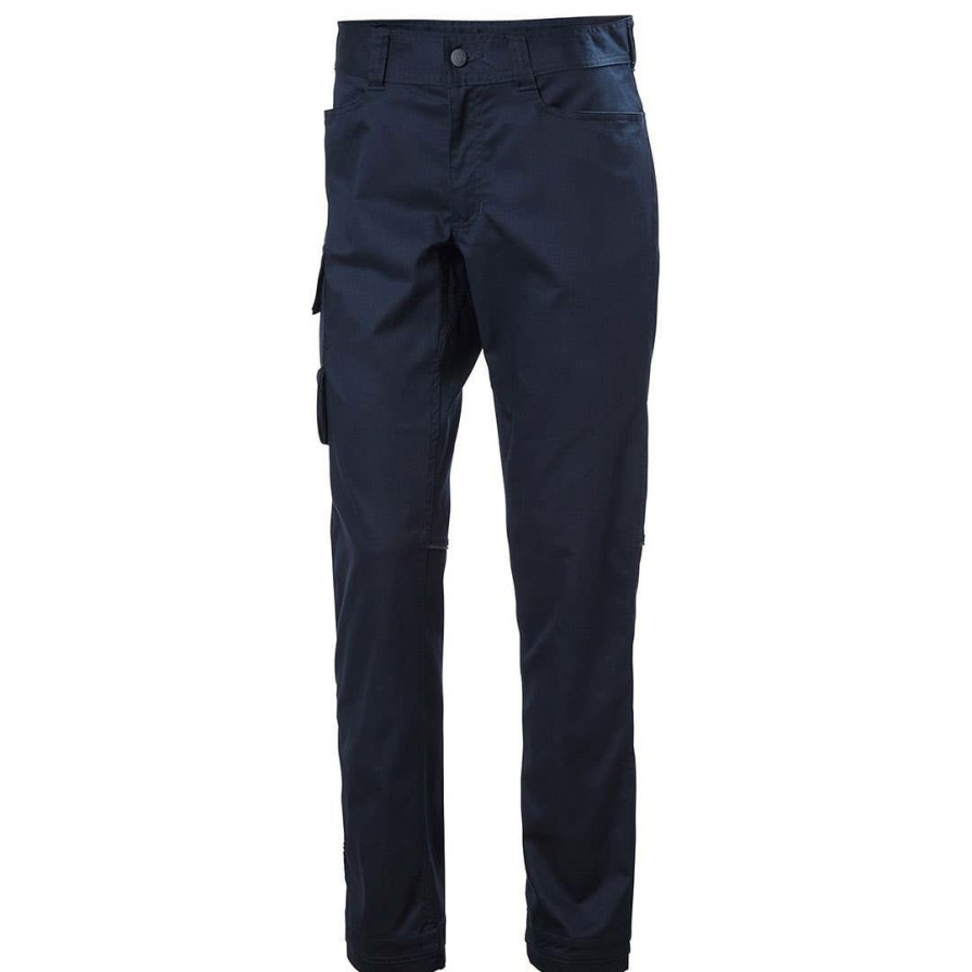 Safety & Work Wear Helly Hansen | Helly Hansen Blue Manchester Service Pants 77526-590