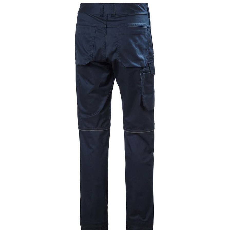 Safety & Work Wear Helly Hansen | Helly Hansen Blue Manchester Service Pants 77526-590