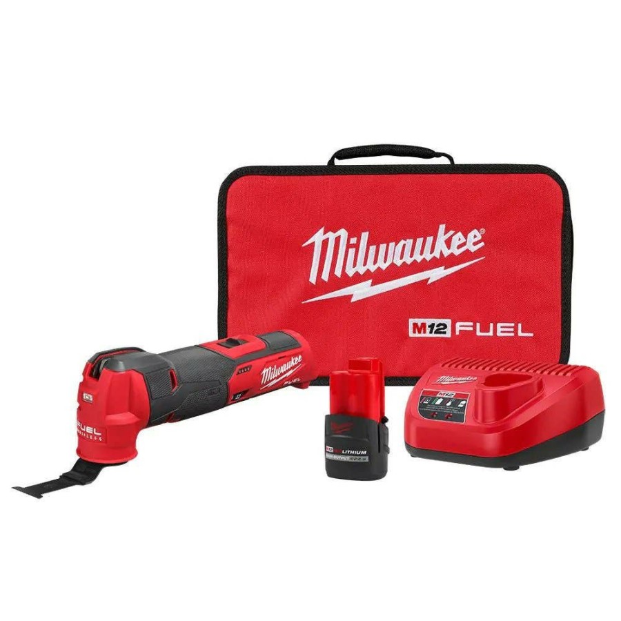 Power Tools Milwaukee Tools | Milwaukee M12 Fuel 12-Volt Lithium-Ion Cordless Oscillating Multi-Tool Kit 2526-21Ho