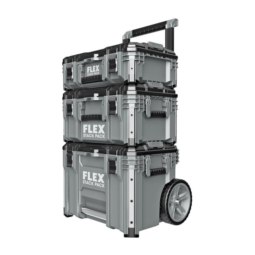 Hardware & Jobsite Supplies FLEX | Flex Stack Pack 3-In-1 Storage System 3Pc. Fsm1101-3