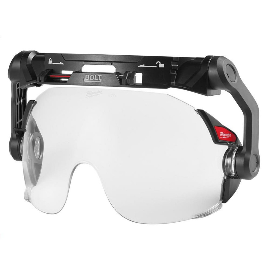 Safety & Work Wear Milwaukee Tools | Milwaukee Bolt Eye Visor - Clear Dual Coat Lens 48-73-1411