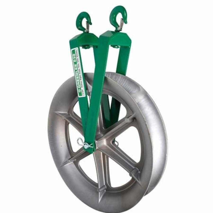 Accessories Greenlee | Greenlee 4000 Lbs Right Angle Twin Yoke Sheave 6 639