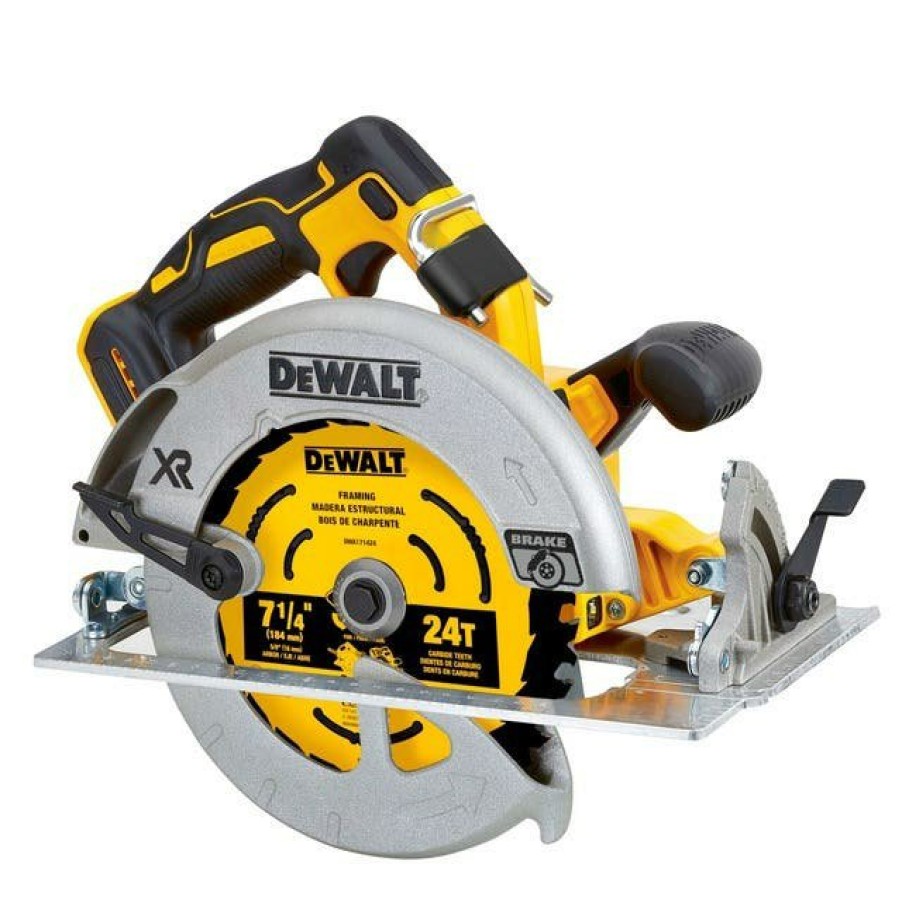 Power Tools DeWalt | Dewalt 20V Max* Xr Brushless Cordless 7-1/4" Circular Saw (Tool Only) Dcs570B