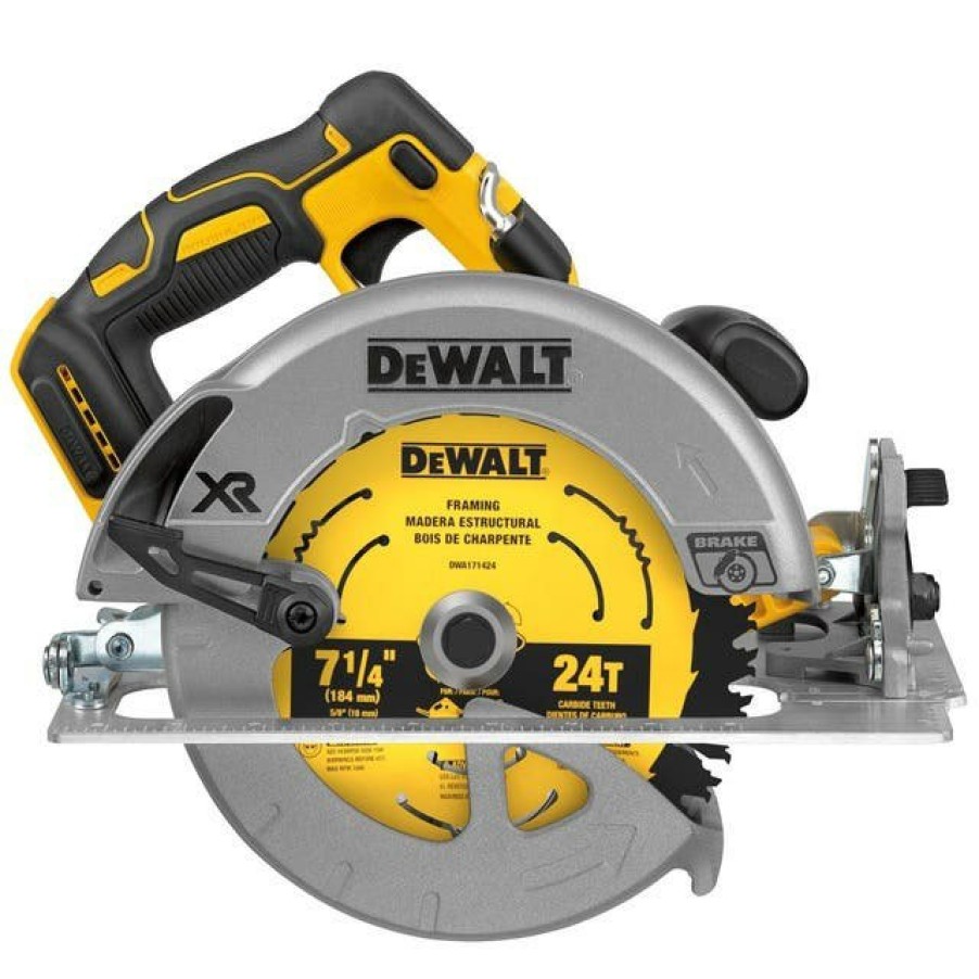 Power Tools DeWalt | Dewalt 20V Max* Xr Brushless Cordless 7-1/4" Circular Saw (Tool Only) Dcs570B