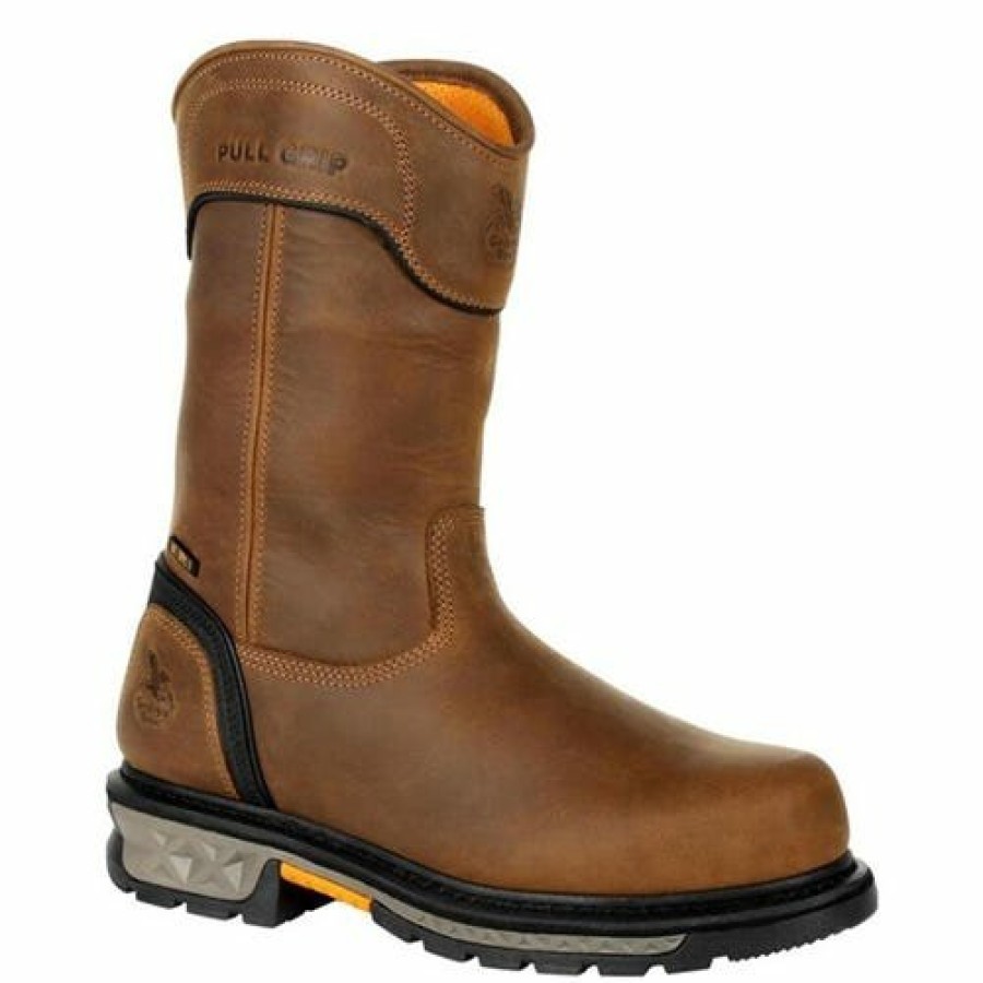 Safety & Work Wear Georgia Boots | Georgia Boot Carbo-Tec Ltx Men'S Waterproof Composite Toe Pull-On Work Boots