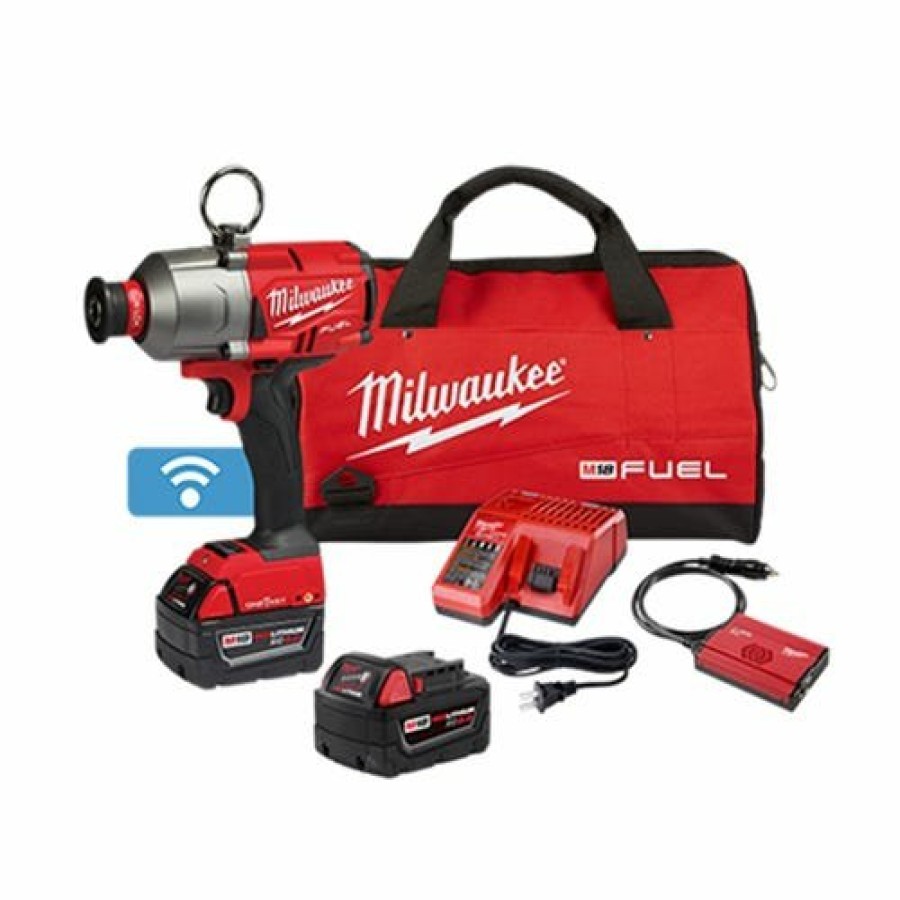 Power Tools Milwaukee Tools | Milwaukee M18 Fuel 7/16" Hex Utility High Torque Impact Wrench One-Key (5.0Ah) Kit 2865-22