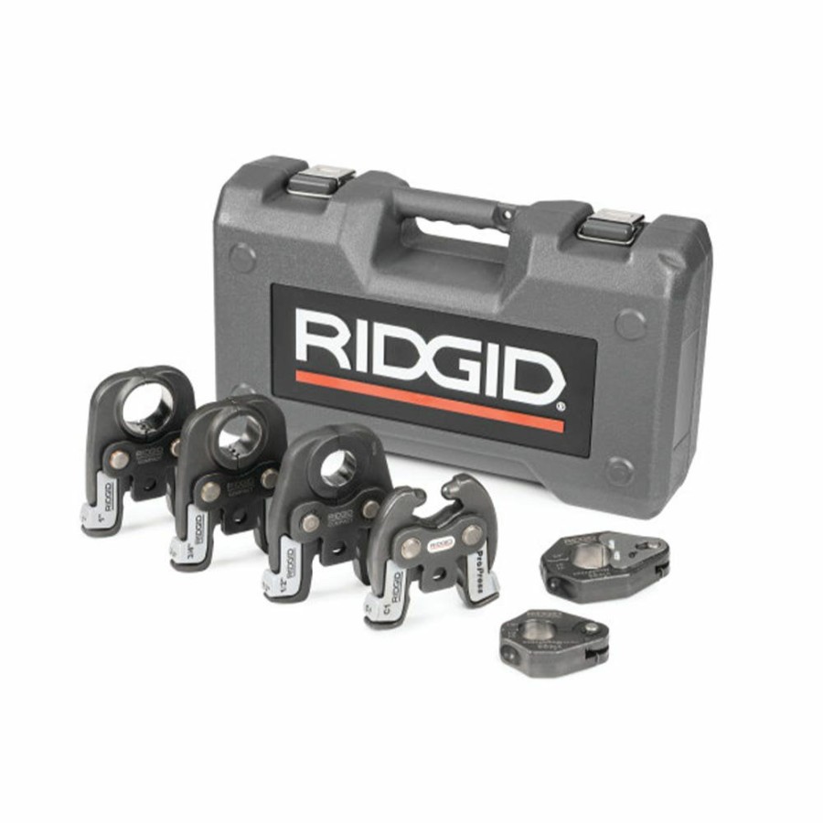 Accessories RIDGID Tools | Ridgid 1/2"-1" Mp Jaws And 1/2"- 3/4" Mp Rings With C1 Actuator Kit 66993