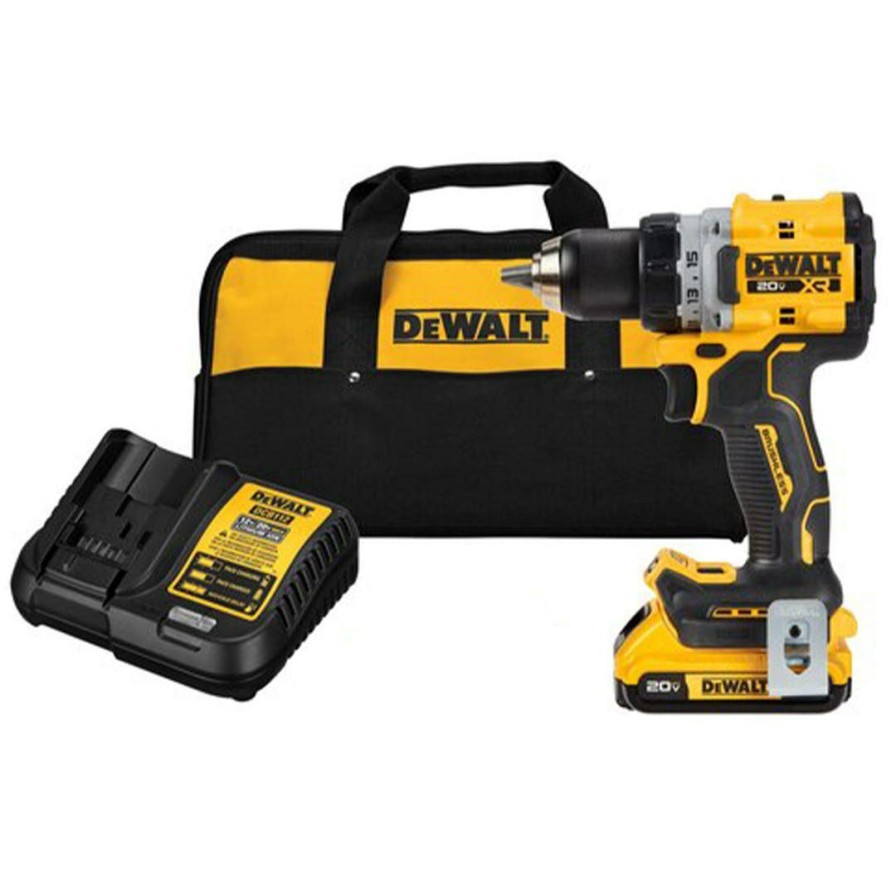 Power Tools DeWalt | Dewalt 20V Max Xr Brushless Cordless 1/2 In. Drill/Driver 2-Battery (2Ah) Kit Dcd800D2