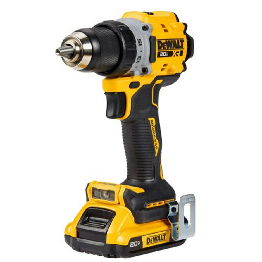 Power Tools DeWalt | Dewalt 20V Max Xr Brushless Cordless 1/2 In. Drill/Driver 2-Battery (2Ah) Kit Dcd800D2