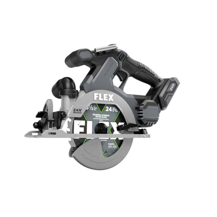 Power Tools FLEX | Flex 24V 6-1/2" In Line Circular Saw - Bare Tool Fx2131A-Z