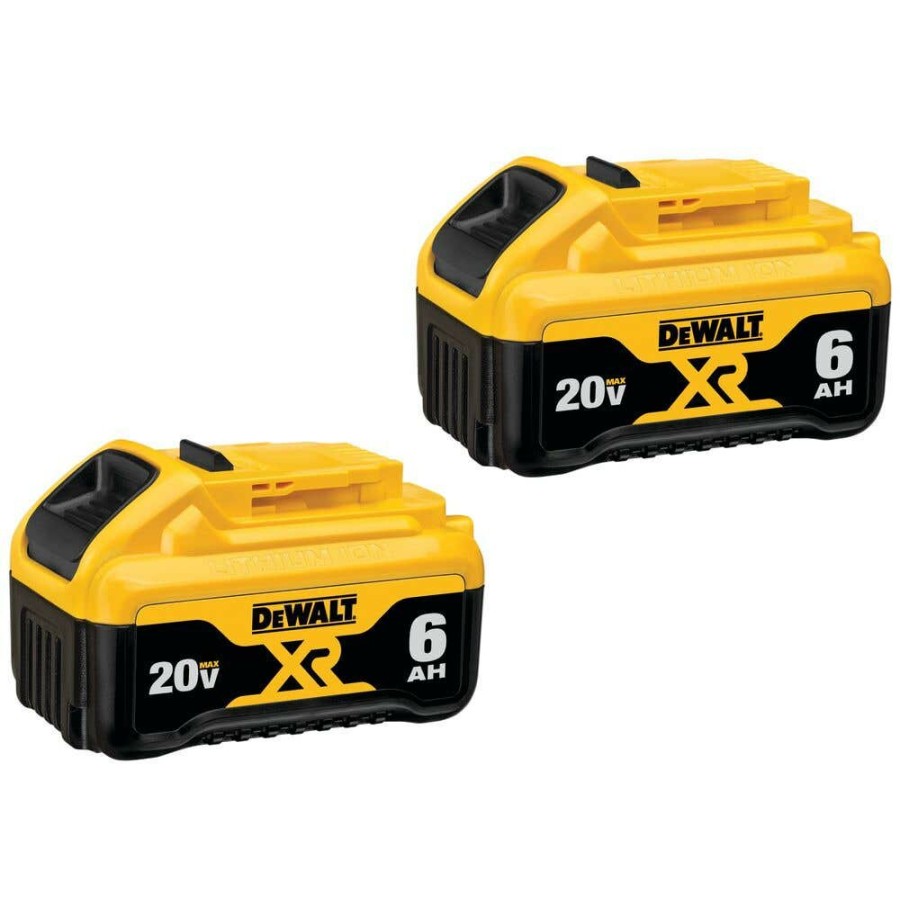 Power Tools DeWalt | Dewalt 20V Max* Xr 6Ah Battery (2 Pk) Dcb206-2